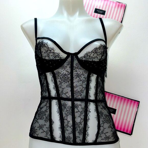 🔥Victoria’s Secret Designer collection 06/2014 corset lingerie New